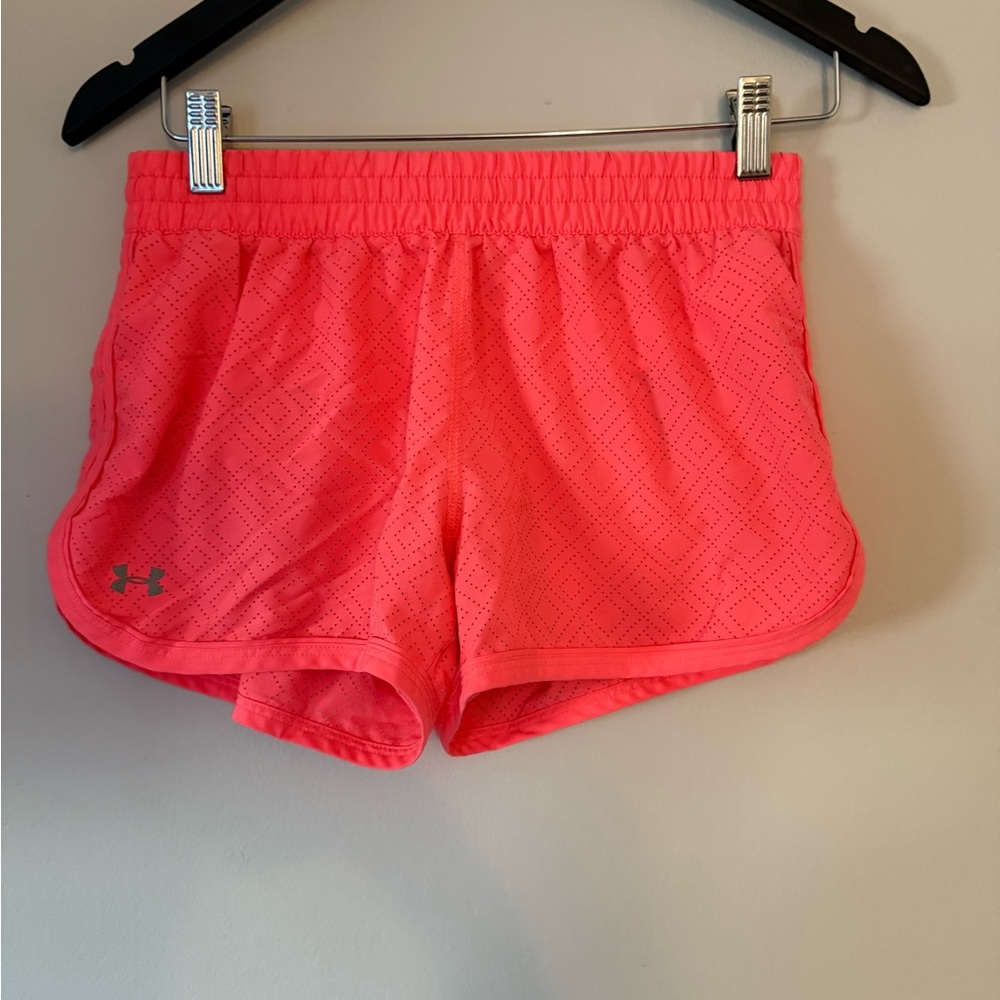 Under Armour Pink Athletic Shorts Lightweight Moisture-Wicking